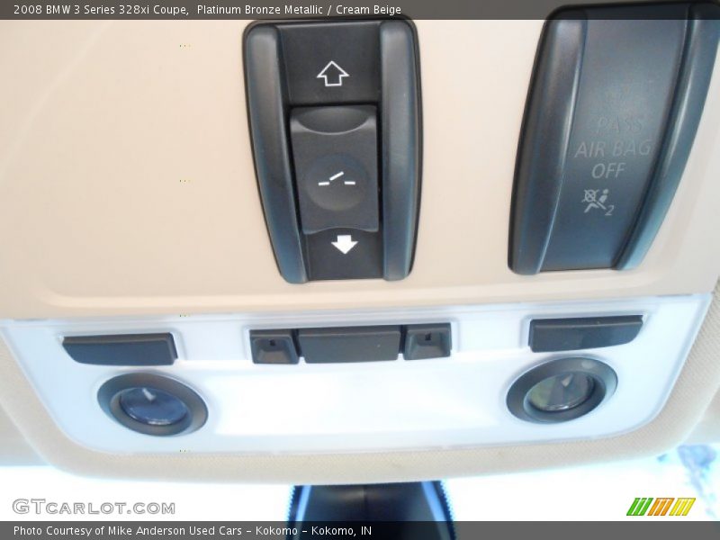 Platinum Bronze Metallic / Cream Beige 2008 BMW 3 Series 328xi Coupe