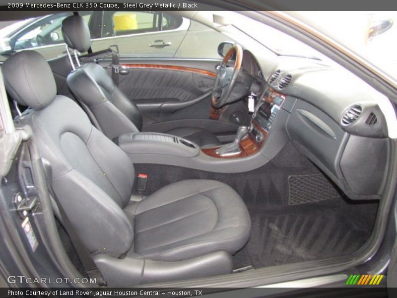  2009 CLK 350 Coupe Black Interior