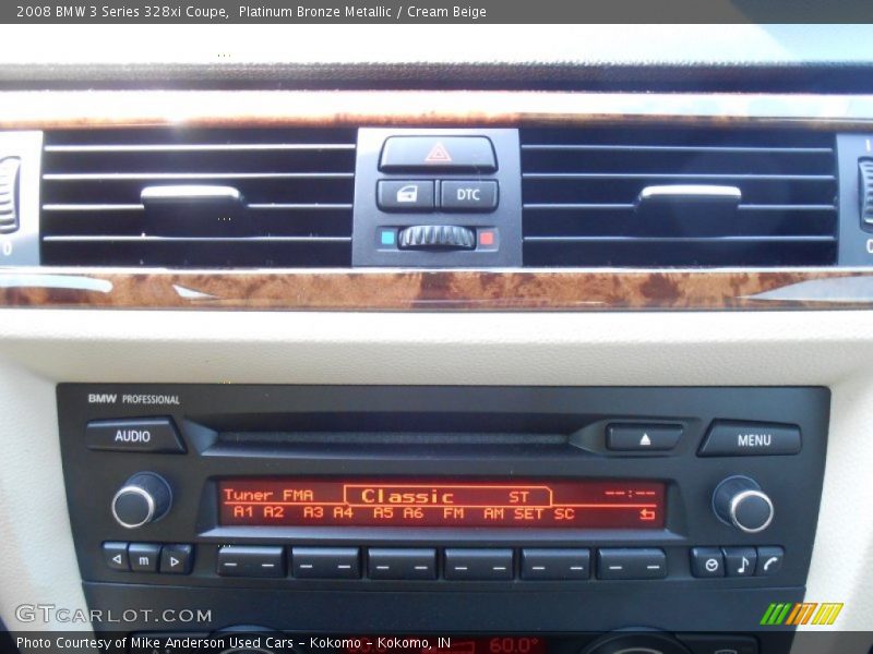 Platinum Bronze Metallic / Cream Beige 2008 BMW 3 Series 328xi Coupe