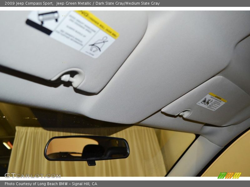 Jeep Green Metallic / Dark Slate Gray/Medium Slate Gray 2009 Jeep Compass Sport