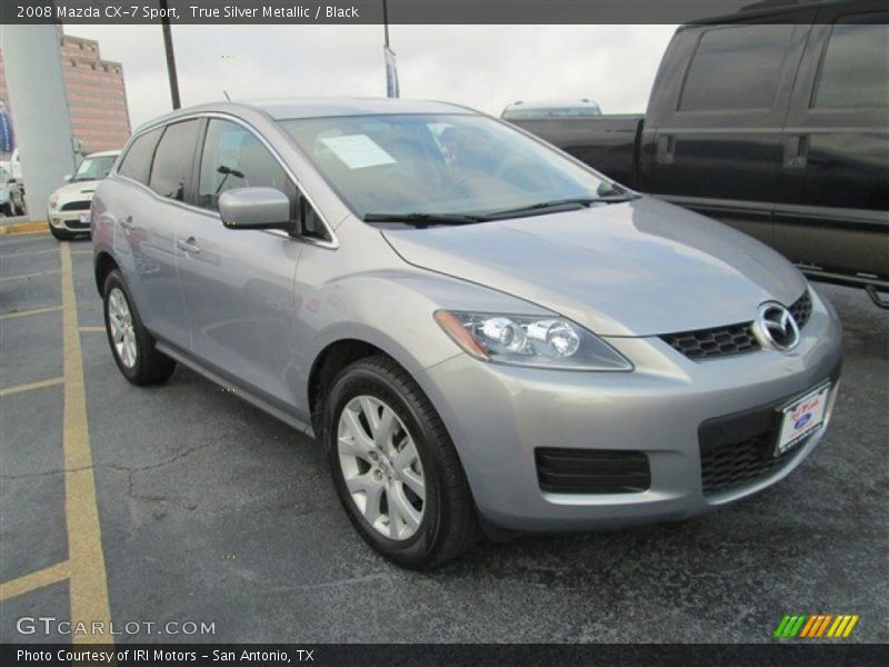 True Silver Metallic / Black 2008 Mazda CX-7 Sport