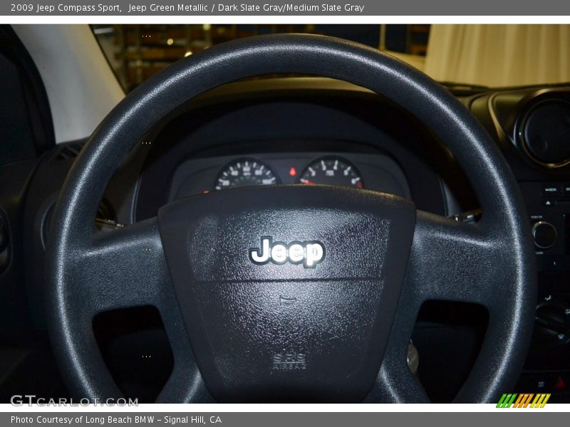 Jeep Green Metallic / Dark Slate Gray/Medium Slate Gray 2009 Jeep Compass Sport