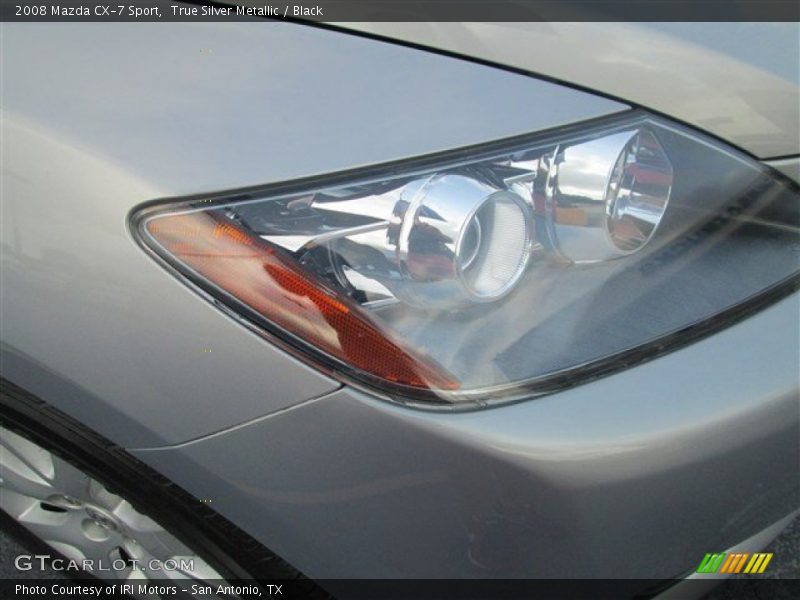 True Silver Metallic / Black 2008 Mazda CX-7 Sport