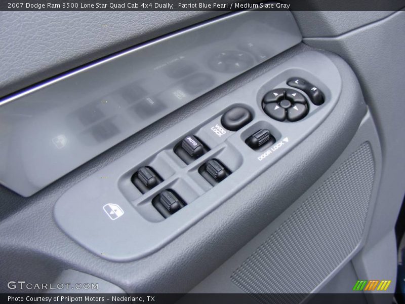 Patriot Blue Pearl / Medium Slate Gray 2007 Dodge Ram 3500 Lone Star Quad Cab 4x4 Dually