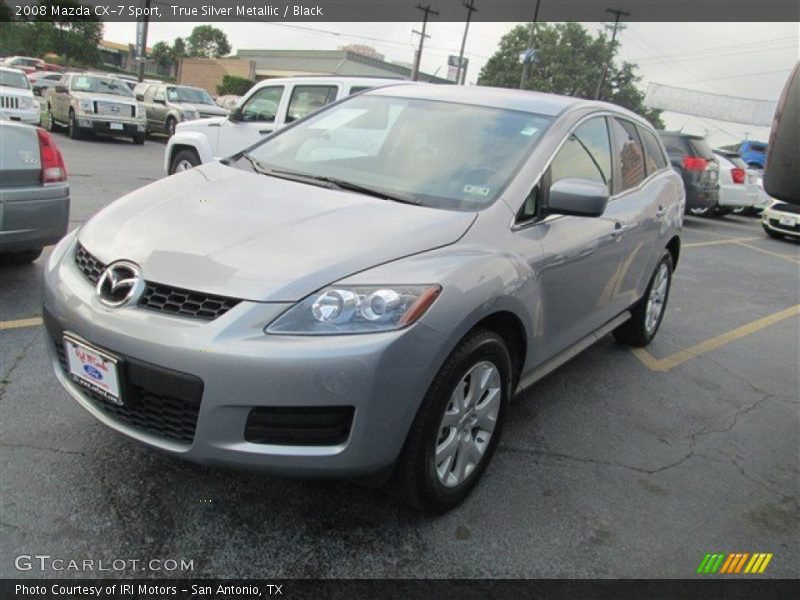 True Silver Metallic / Black 2008 Mazda CX-7 Sport