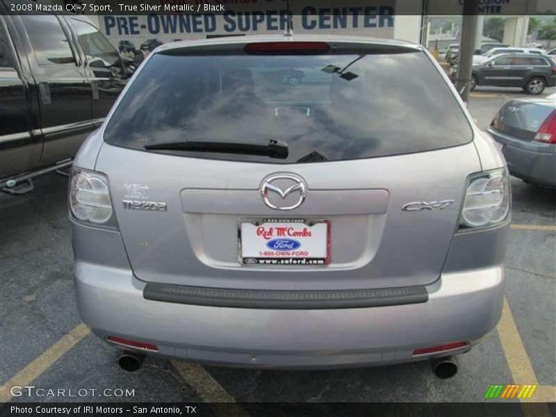 True Silver Metallic / Black 2008 Mazda CX-7 Sport