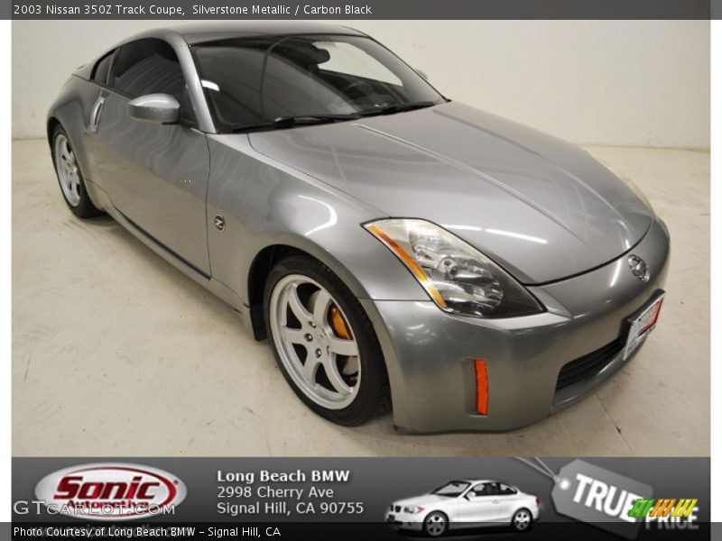 Silverstone Metallic / Carbon Black 2003 Nissan 350Z Track Coupe