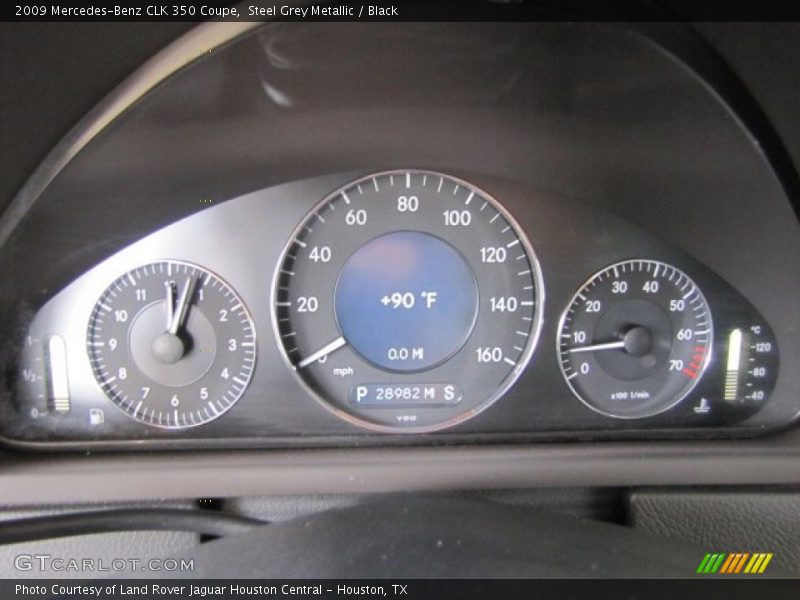  2009 CLK 350 Coupe 350 Coupe Gauges