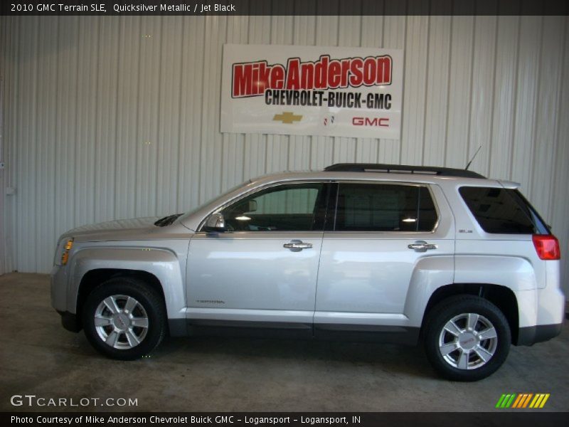 Quicksilver Metallic / Jet Black 2010 GMC Terrain SLE