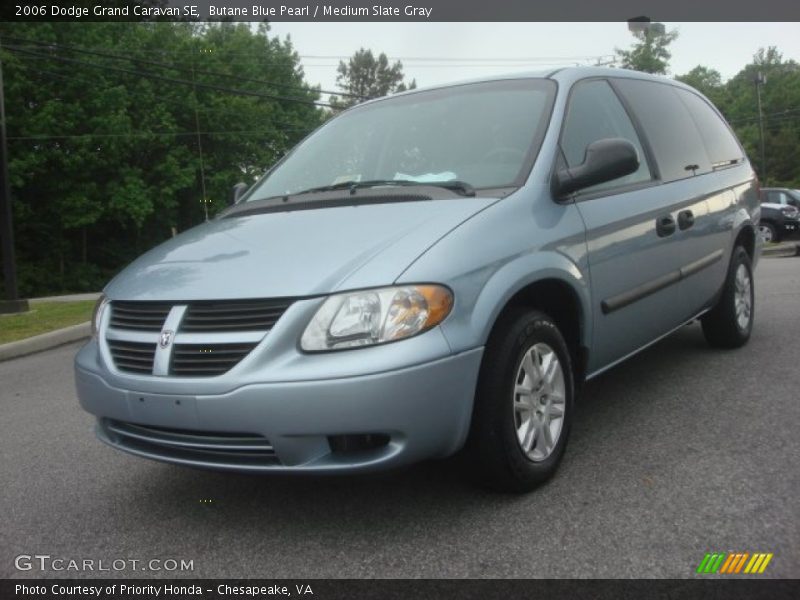 Butane Blue Pearl / Medium Slate Gray 2006 Dodge Grand Caravan SE