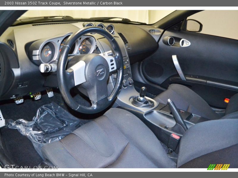 Silverstone Metallic / Carbon Black 2003 Nissan 350Z Track Coupe