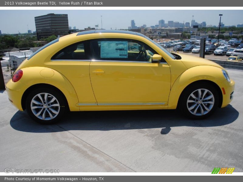  2013 Beetle TDI Yellow Rush