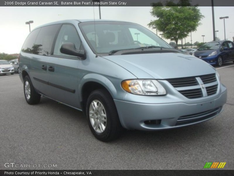 Butane Blue Pearl / Medium Slate Gray 2006 Dodge Grand Caravan SE