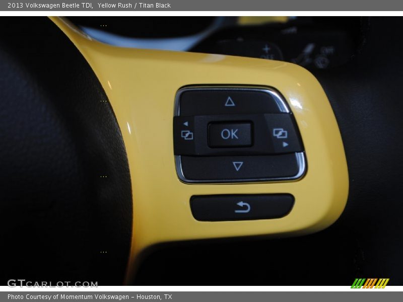 Yellow Rush / Titan Black 2013 Volkswagen Beetle TDI