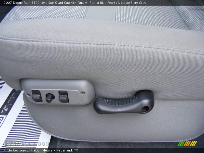 Patriot Blue Pearl / Medium Slate Gray 2007 Dodge Ram 3500 Lone Star Quad Cab 4x4 Dually