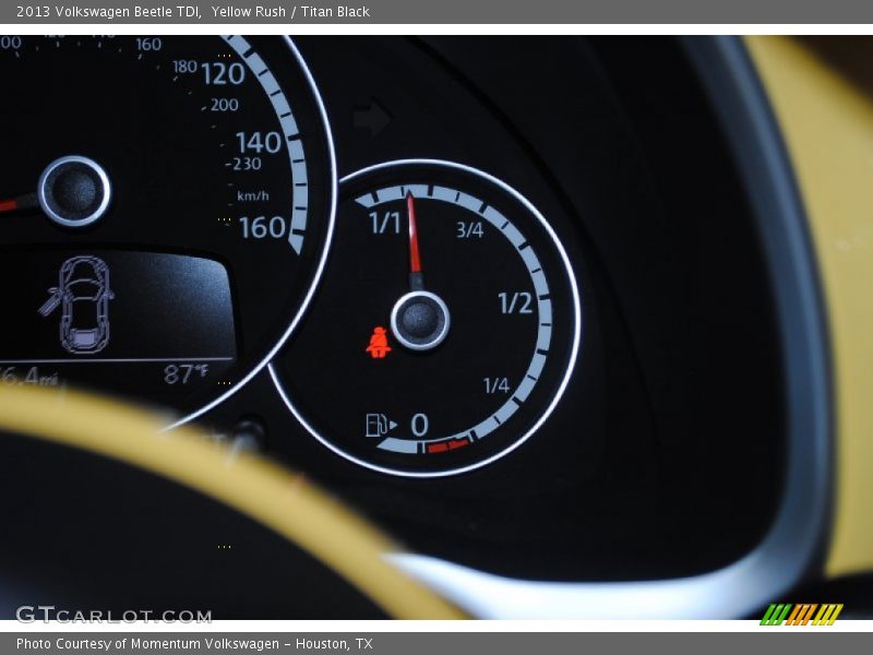 Yellow Rush / Titan Black 2013 Volkswagen Beetle TDI
