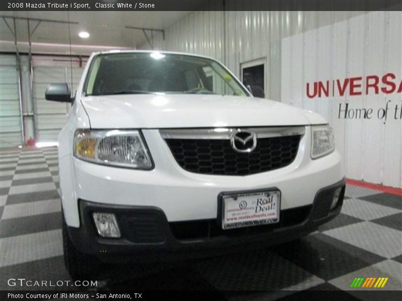 Classic White / Stone 2008 Mazda Tribute i Sport