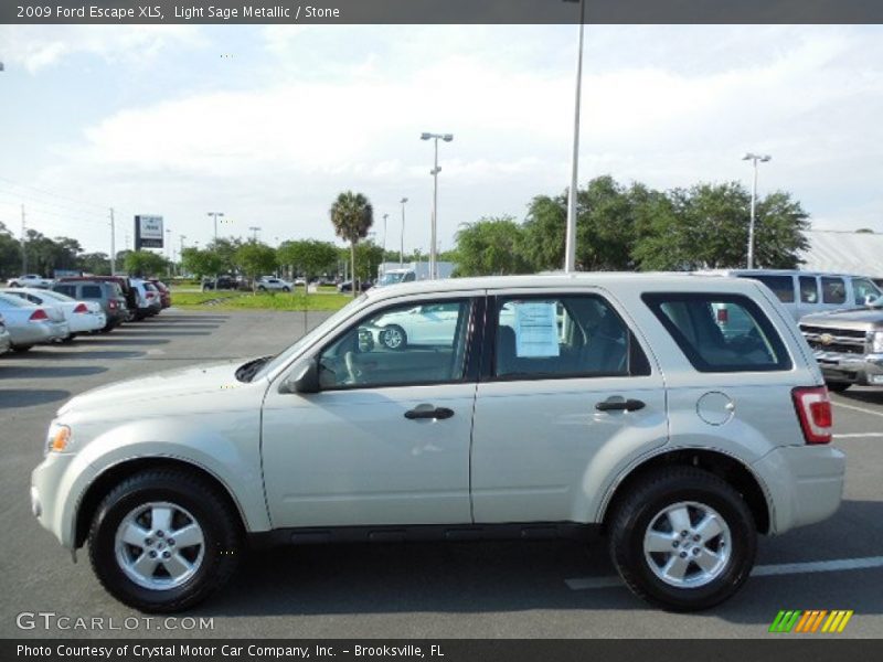 Light Sage Metallic / Stone 2009 Ford Escape XLS