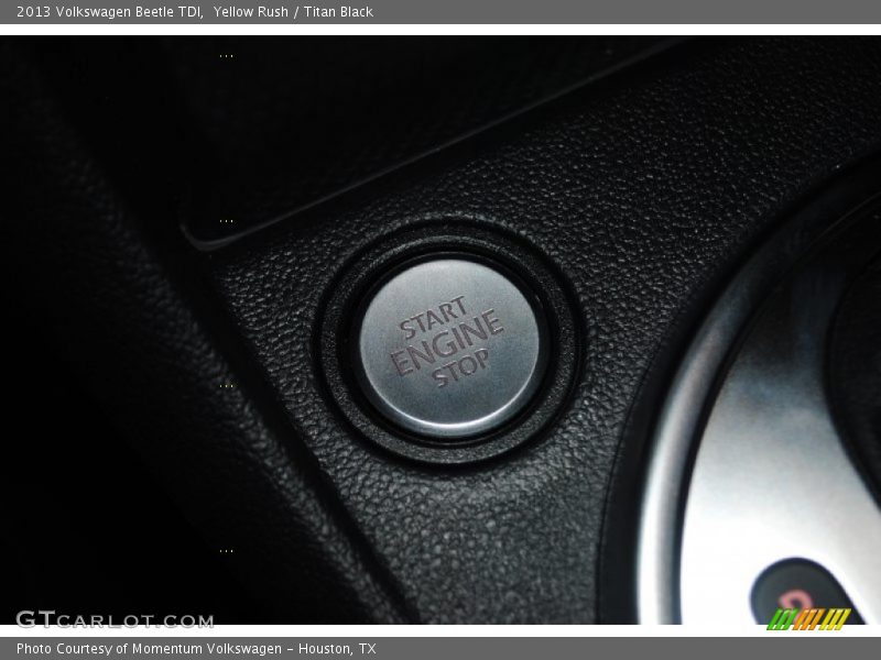 Yellow Rush / Titan Black 2013 Volkswagen Beetle TDI