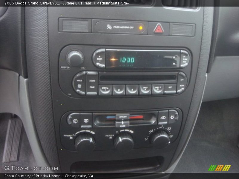 Controls of 2006 Grand Caravan SE