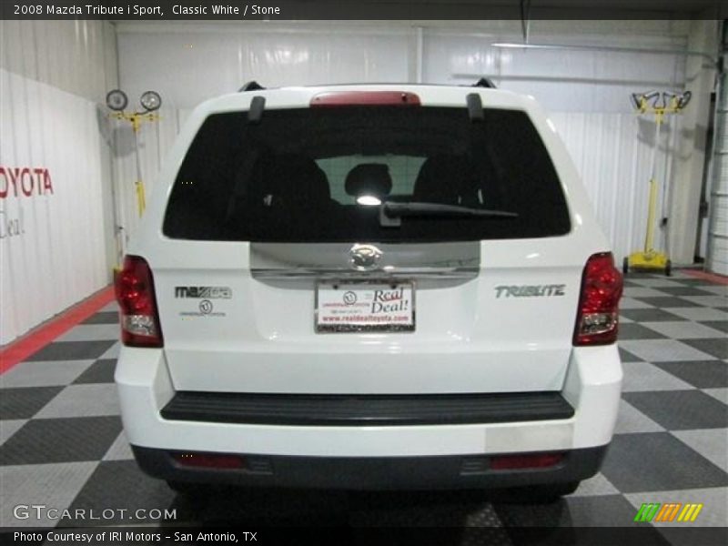 Classic White / Stone 2008 Mazda Tribute i Sport