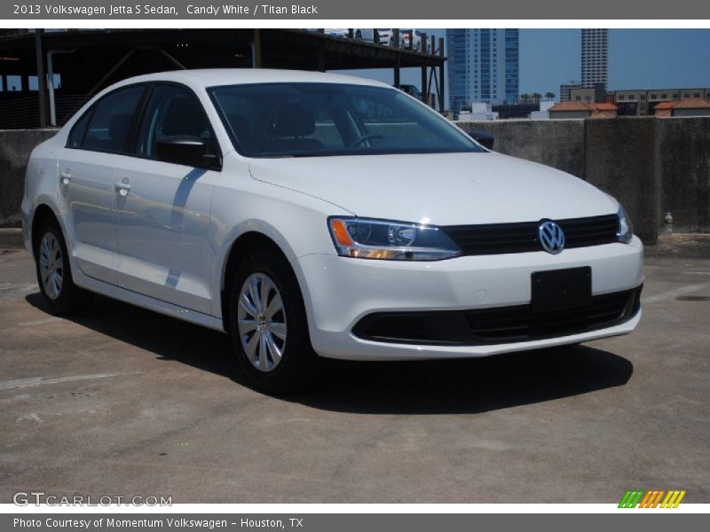 Candy White / Titan Black 2013 Volkswagen Jetta S Sedan