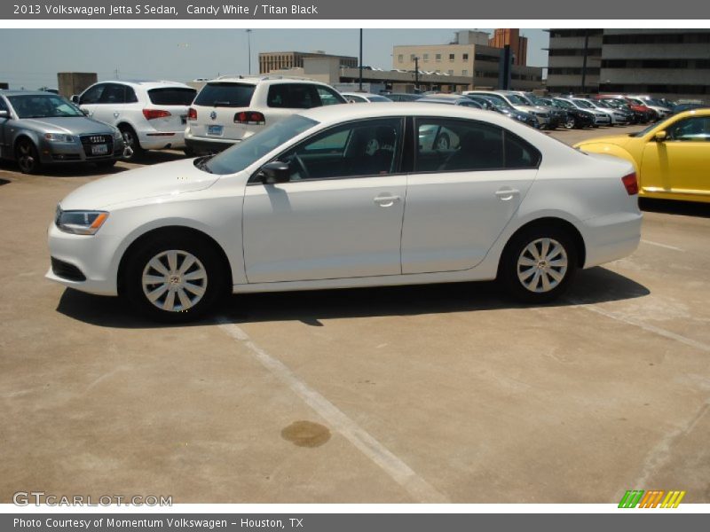 Candy White / Titan Black 2013 Volkswagen Jetta S Sedan