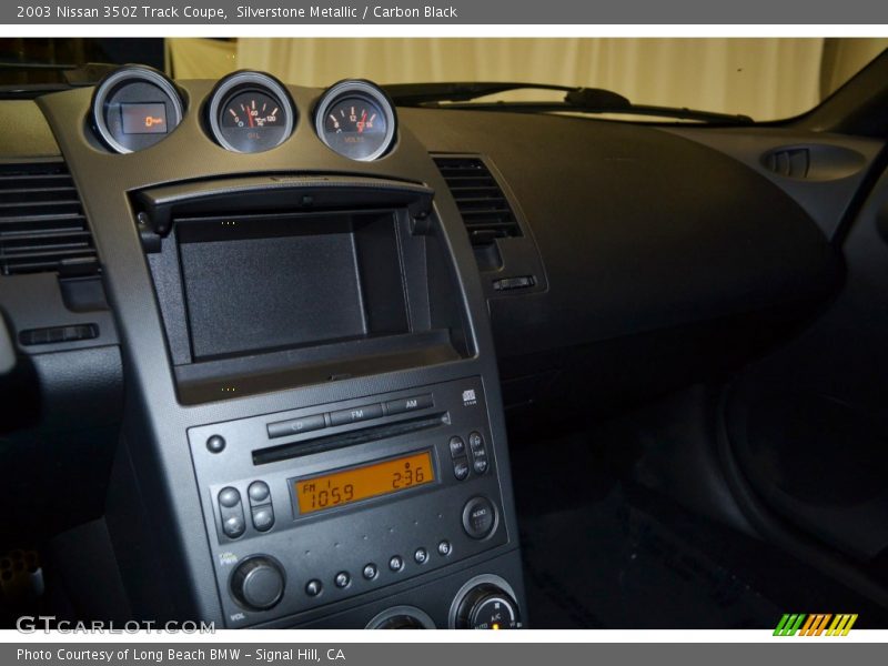 Silverstone Metallic / Carbon Black 2003 Nissan 350Z Track Coupe