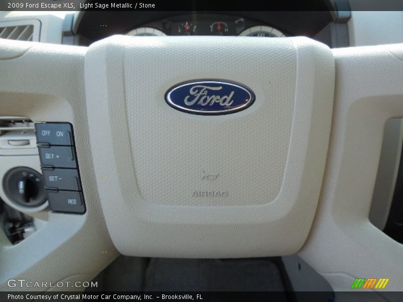 Light Sage Metallic / Stone 2009 Ford Escape XLS