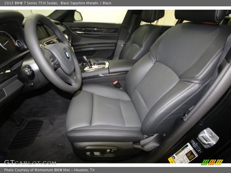  2013 7 Series 750i Sedan Black Interior
