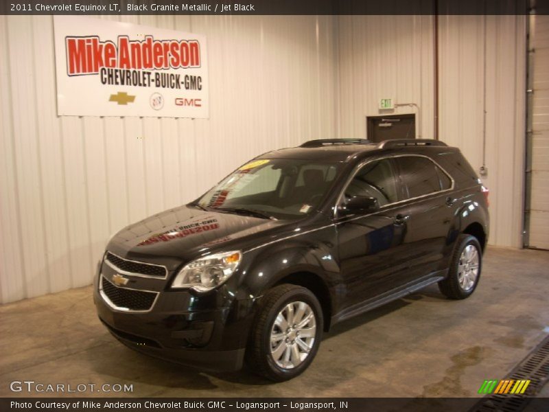 Black Granite Metallic / Jet Black 2011 Chevrolet Equinox LT