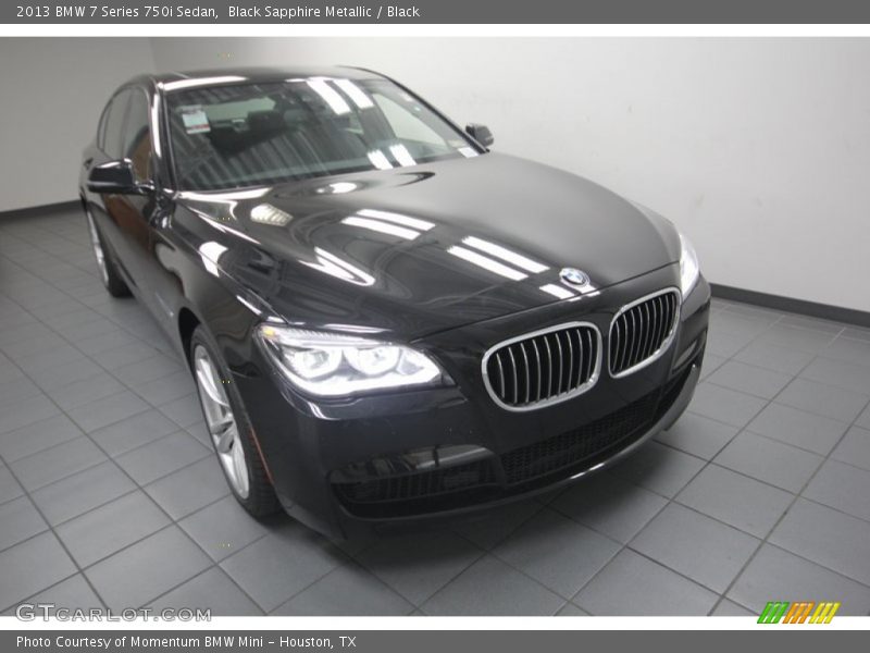 Black Sapphire Metallic / Black 2013 BMW 7 Series 750i Sedan