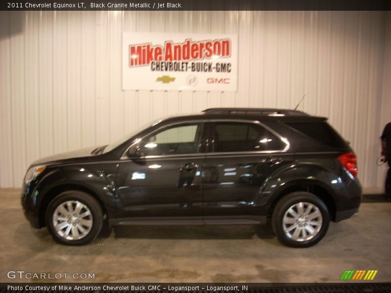 Black Granite Metallic / Jet Black 2011 Chevrolet Equinox LT