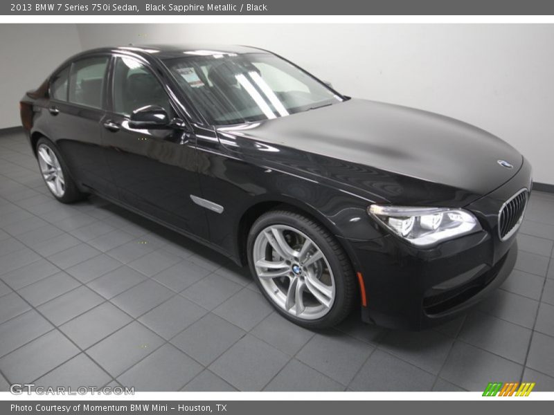 Black Sapphire Metallic / Black 2013 BMW 7 Series 750i Sedan