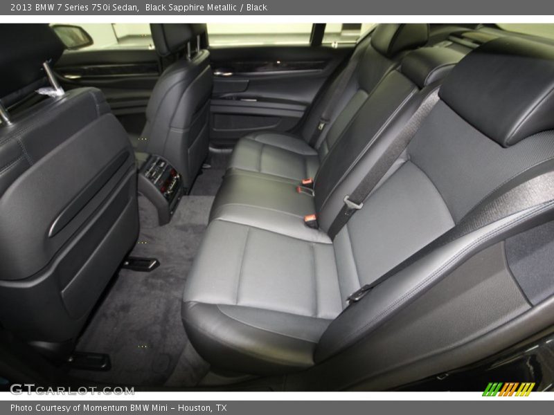 Rear Seat of 2013 7 Series 750i Sedan