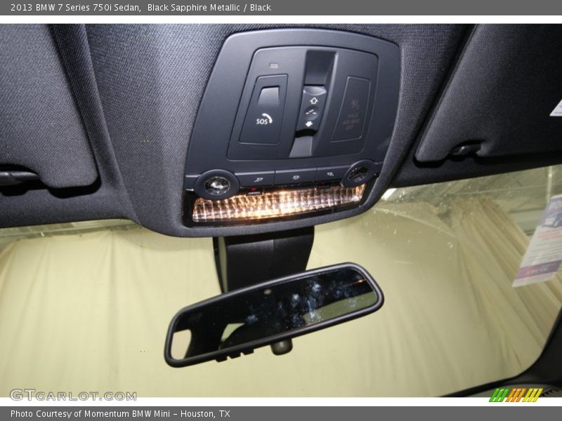 Black Sapphire Metallic / Black 2013 BMW 7 Series 750i Sedan