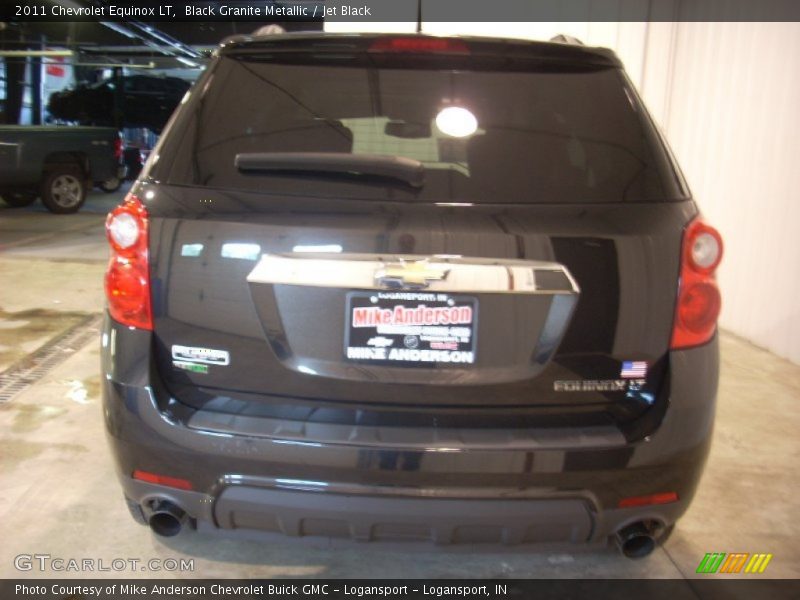 Black Granite Metallic / Jet Black 2011 Chevrolet Equinox LT