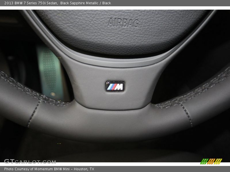 Black Sapphire Metallic / Black 2013 BMW 7 Series 750i Sedan