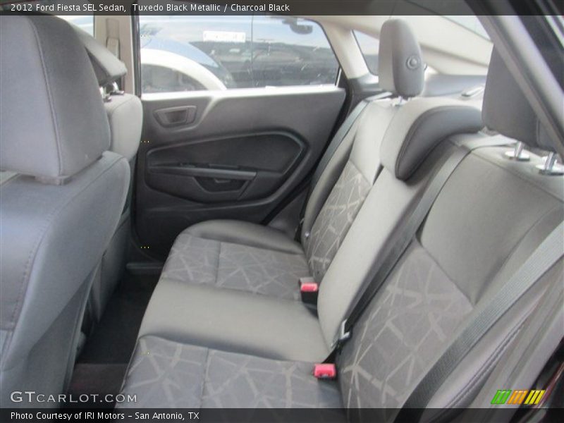 Rear Seat of 2012 Fiesta SEL Sedan