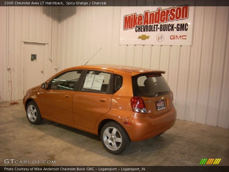 Spicy Orange / Charcoal 2006 Chevrolet Aveo LT Hatchback