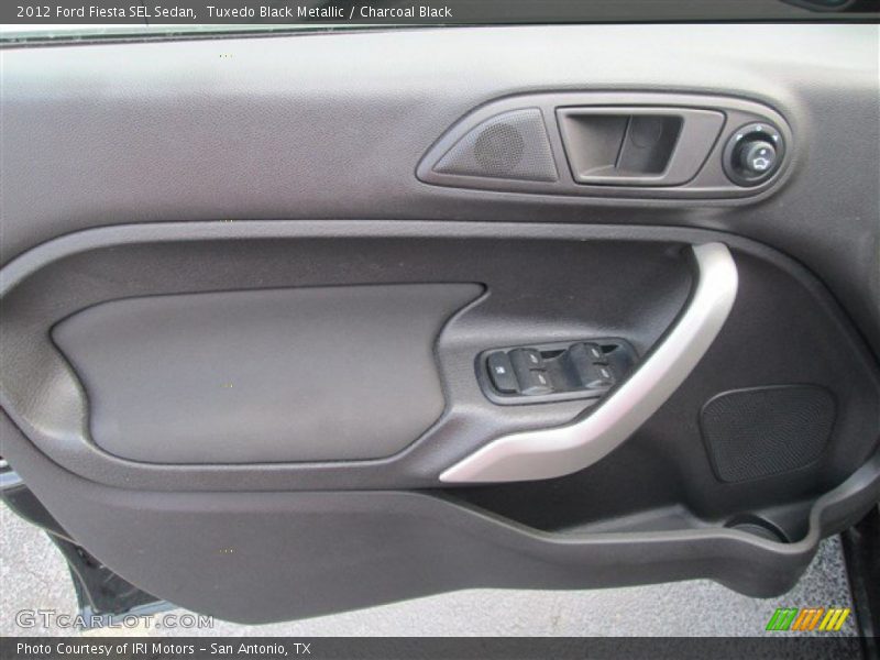 Tuxedo Black Metallic / Charcoal Black 2012 Ford Fiesta SEL Sedan