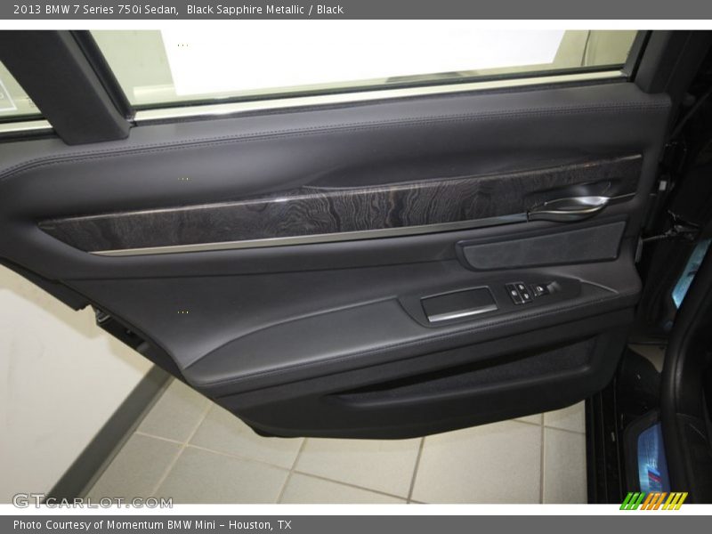 Black Sapphire Metallic / Black 2013 BMW 7 Series 750i Sedan