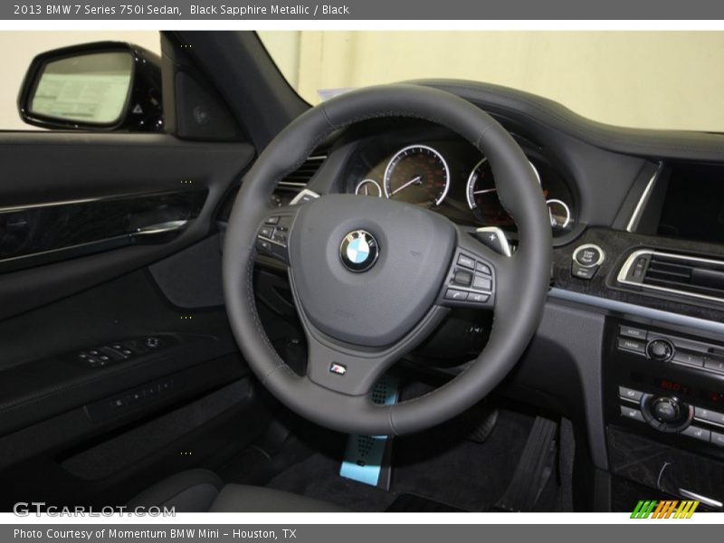 Black Sapphire Metallic / Black 2013 BMW 7 Series 750i Sedan