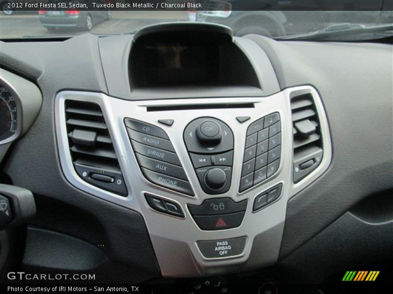 Controls of 2012 Fiesta SEL Sedan
