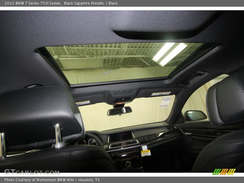 Black Sapphire Metallic / Black 2013 BMW 7 Series 750i Sedan