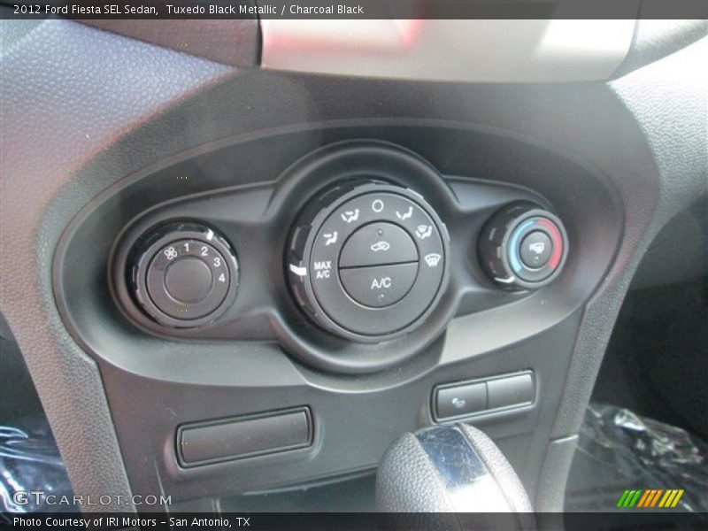 Controls of 2012 Fiesta SEL Sedan