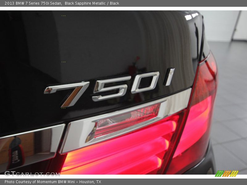 Black Sapphire Metallic / Black 2013 BMW 7 Series 750i Sedan