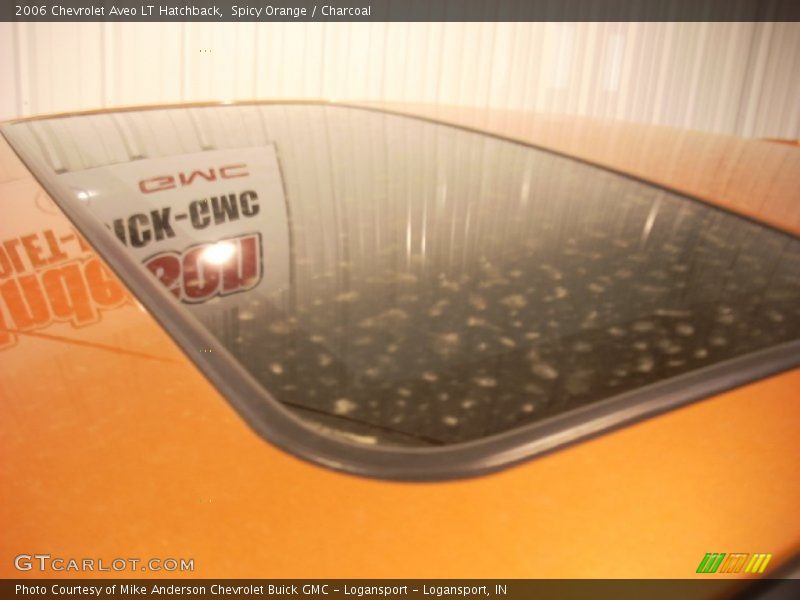 Spicy Orange / Charcoal 2006 Chevrolet Aveo LT Hatchback