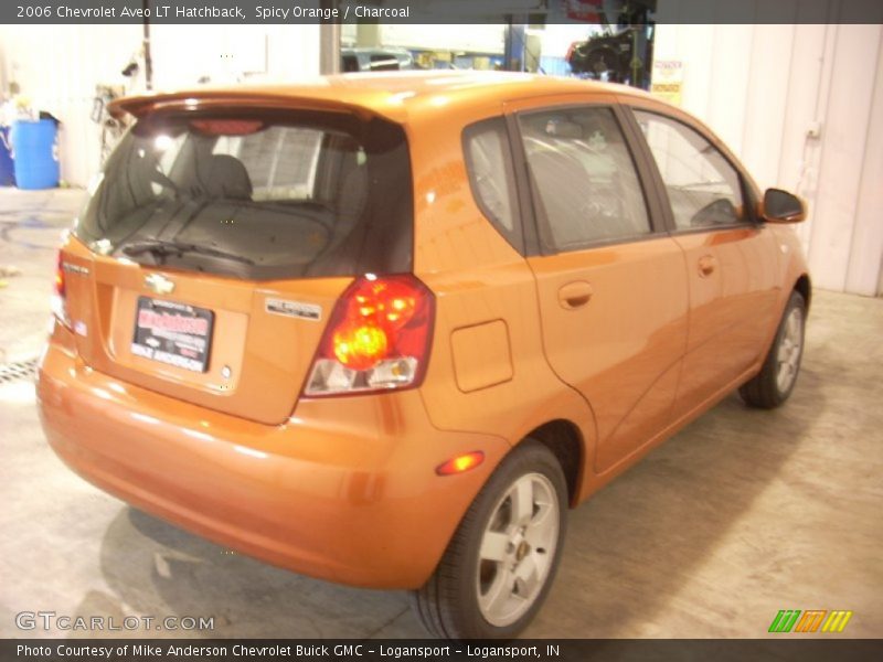 Spicy Orange / Charcoal 2006 Chevrolet Aveo LT Hatchback