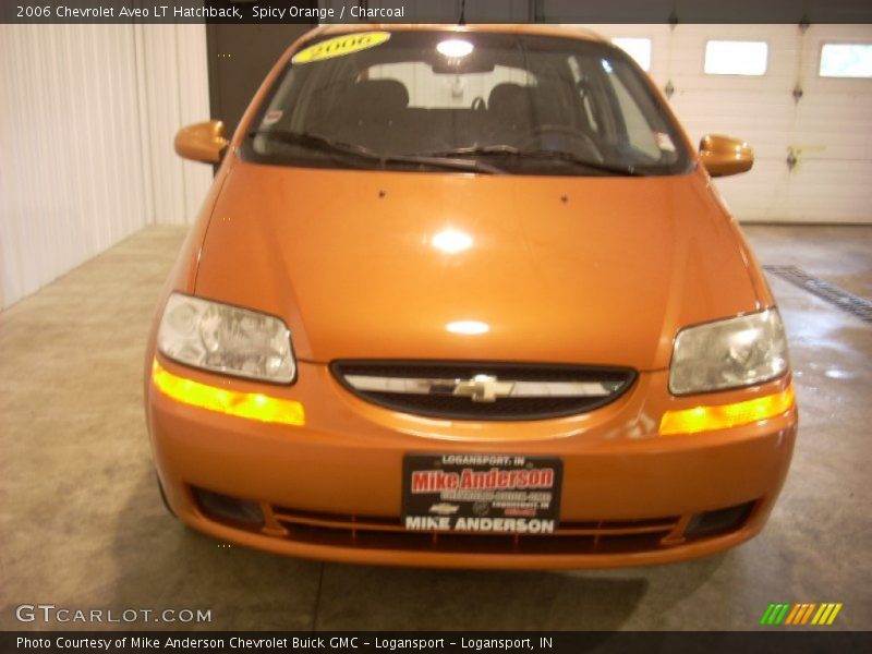 Spicy Orange / Charcoal 2006 Chevrolet Aveo LT Hatchback